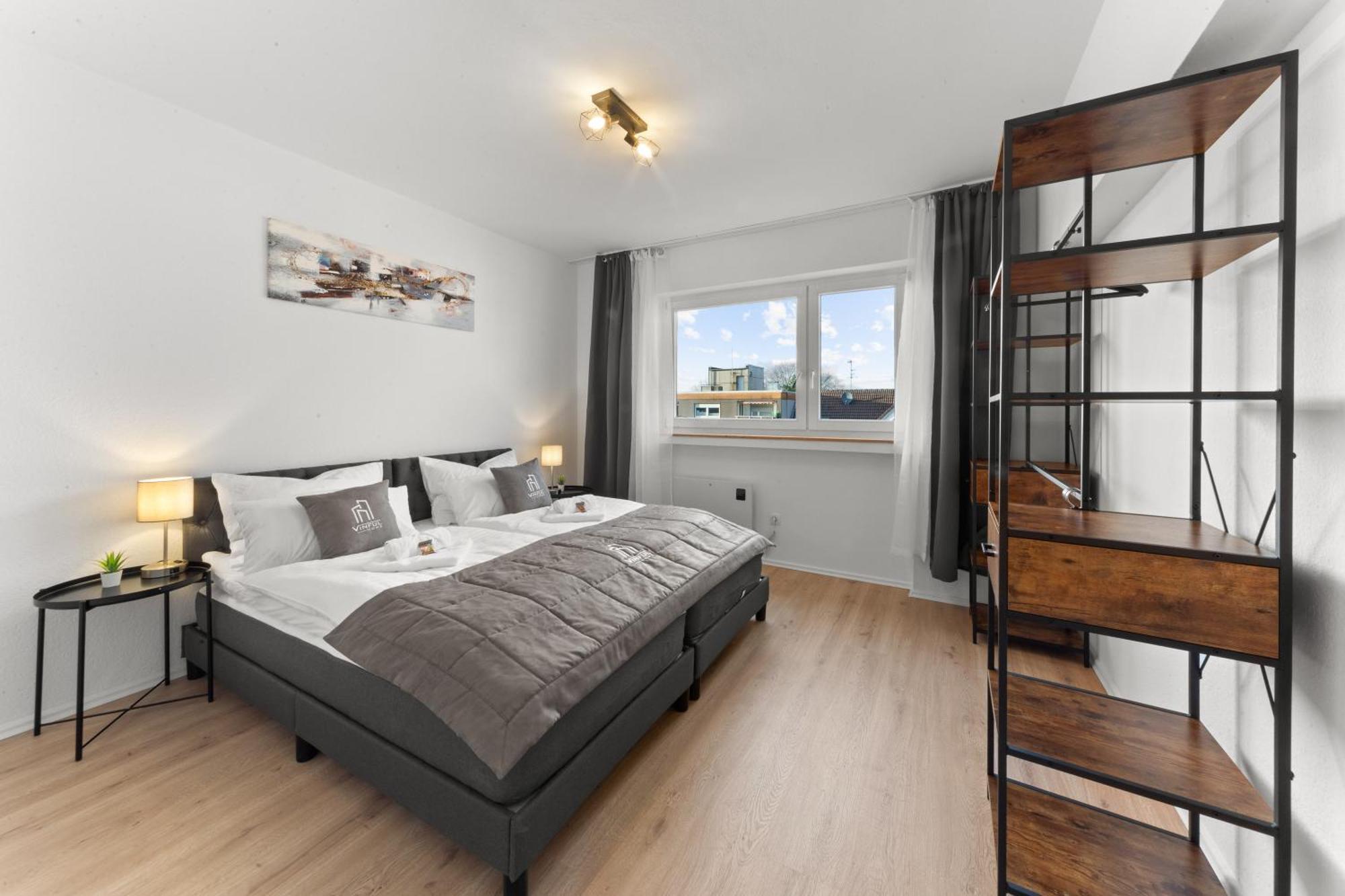 Vinful: Premium-Apartment Mit Balkon Und Parkplatz Mülheim an der Ruhr Exterior foto
